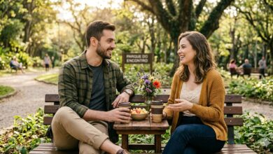 encontro com uma mulher